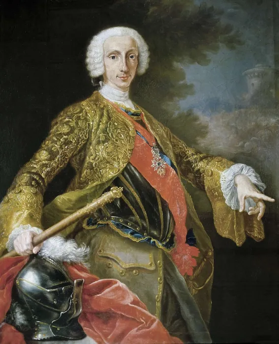 Framed Print : CHARLES III (1716-1788). Portrait with helmet and sceptre. Oil on canvas. SPAIN. Madrid. Royal Academy of Jurisprudence and Legislation. AISA / Everett Collection**US SALES ONLY**