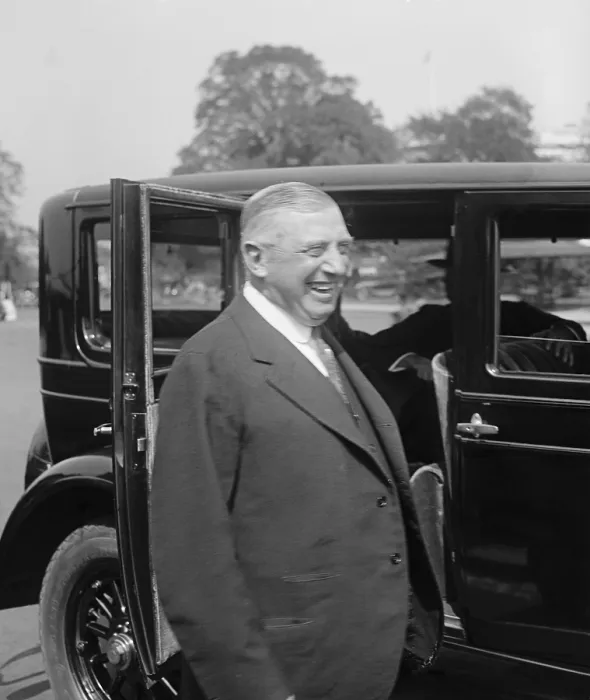 Framed Print : Charles M. Schwab on Sept. 21, 1929, shortly before the Black Friday Wall Street Crash