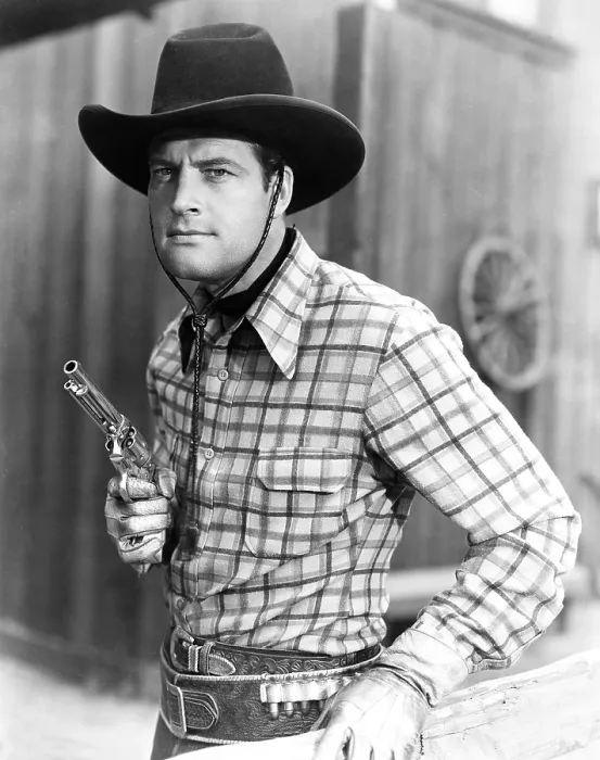 Framed Print : Charles Starrett, in one of the 65 Durango Kid films he made between 1940-52 (photo ca. 1951) Framed Print : Charles Starrett, in one of the 65 Durango Kid films he made between 1940-52 (photo ca. 1951)