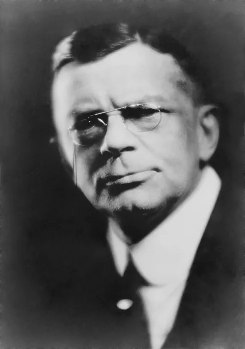 Framed Print : Charles Urban (1867-1942), pioneering early 20th century film producer of documentary, educational, and scientific films. 1922 portrait by Pirie MacDonald
