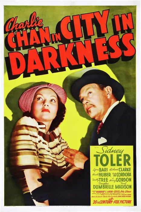 Framed Print : CHARLIE CHAN IN CITY IN DARKNESS, from left: Lynn Bari, Sidney Toler, 1939. TM and Copyright 20th Century Fox Film Corp. All rights reserved / courtesy Everett Collection