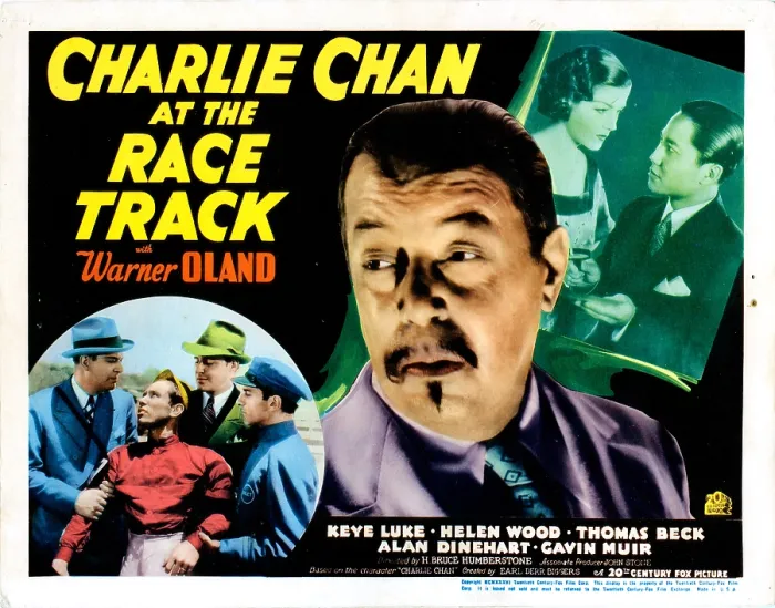 Framed Print : CHARLIE CHAN AT THE RACE TRACK, US poster, Warner Oland, 1936. TM and Copyright 20th Century Fox Film Corp. All rights reserved. Courtesy: Everett Collection