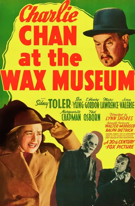 Framed Print : CHARLIE CHAN AT THE WAX MUSEUM, Sidney Toler (top right), Joan Valerie, Marc Lawrence, 1940, TM and Copyright 20th Century Fox Film Corp