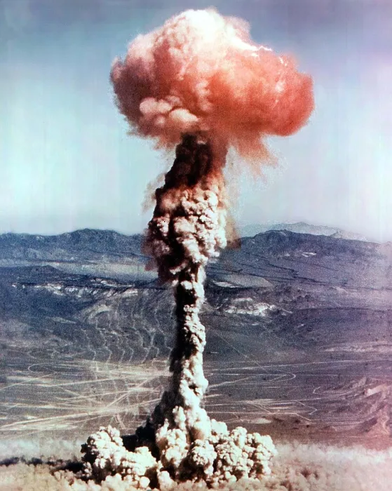 Framed Print : The CHARLIE shot was a 14 kiloton nuclear bomb dropped from a B-50 bomber at Yucca Flat. The test was part of the Buster-Jangle series, at Nevada Proving Grounds. Oct. 30, 1951 Framed Print : The CHARLIE shot was a 14 kiloton nuclear bomb dropped from a B-50 bomber at Yucca Flat. The test was part of the Buster-Jangle series, at Nevada Proving Grounds. Oct. 30, 1951