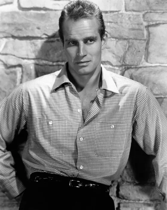Framed Print : Charlton Heston, 1955