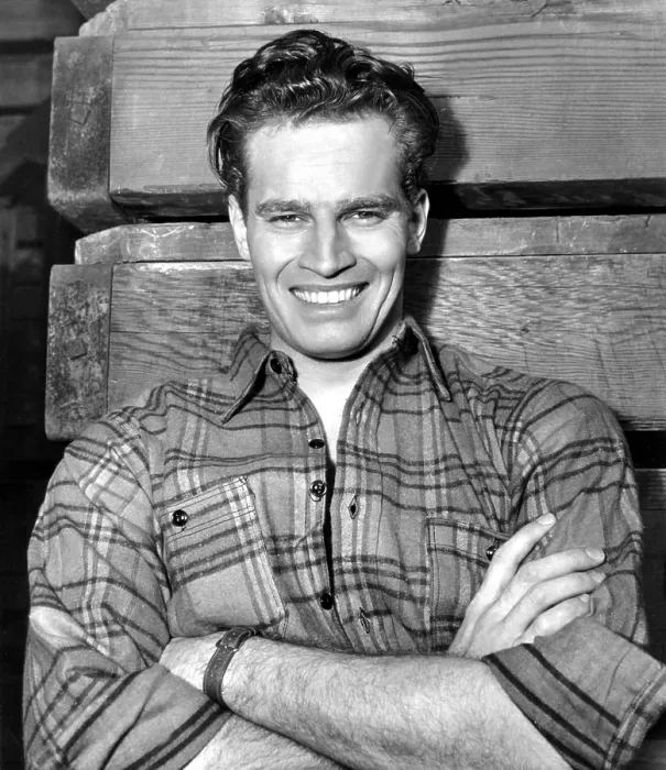 Framed Print : Charlton Heston, Paramount Pictures, 1950