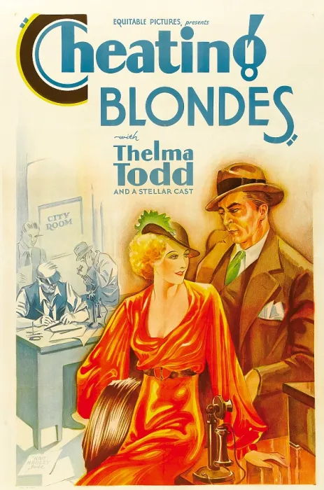 Framed Print : CHEATING BLONDES, left: Thelma Todd, 1933 Framed Print : CHEATING BLONDES, left: Thelma Todd, 1933