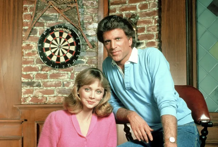 Framed Print : CHEERS, Shelley Long, Ted Danson, (1982-1987), 1982-1993