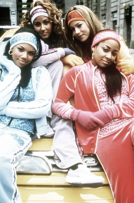 Framed Print : THE CHEETAH GIRLS, from left, Kiely Williams, Adrienne Houghton, Sabrina Bryan, Raven-Symone, aired August 15, 2003