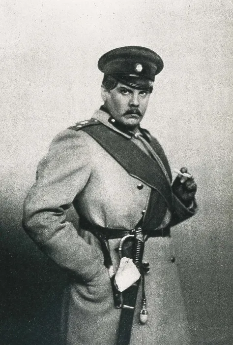 Framed Print : CHEJOV, Anton Pavlovich (1860-1904). Actor Livanov as Solyony from the play 'The Three Sisters'. Moscow Art Academic Theatre (1901) Framed Print : CHEJOV, Anton Pavlovich (1860-1904). Actor Livanov as Solyony from the play 'The Three Sisters'. Moscow Art Academic Theatre (1901)
