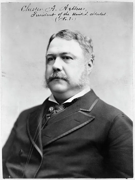 Framed Print : Chester A. Arthur, President of the United States. Photograph, 1882