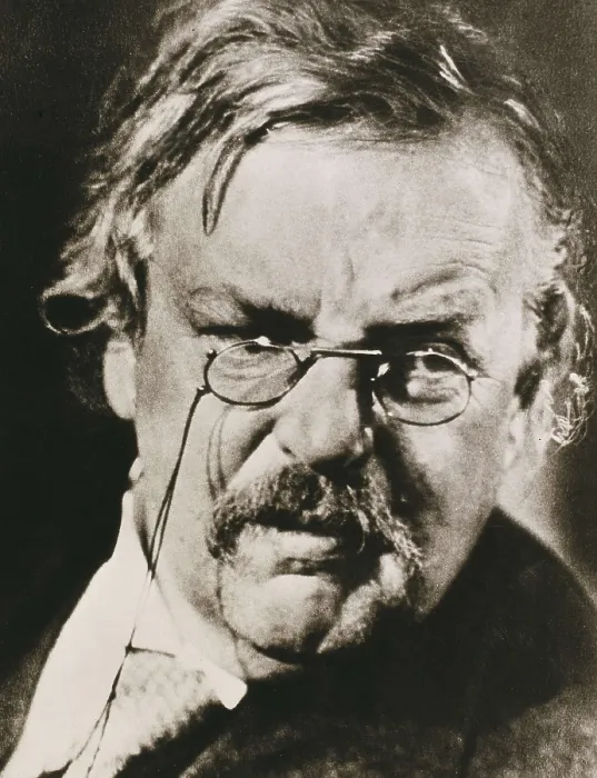 Framed Print : CHESTERTON, Gilbert Keith (1874-1936). Portrait. AISA / Everett Collection**US SALES ONLY**