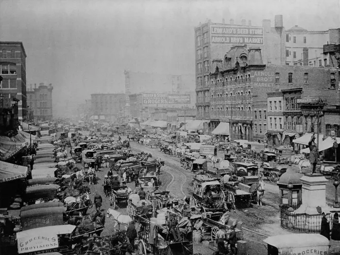 Framed Print : Chicago's Haymarket Square in 1893 Framed Print : Chicago's Haymarket Square in 1893