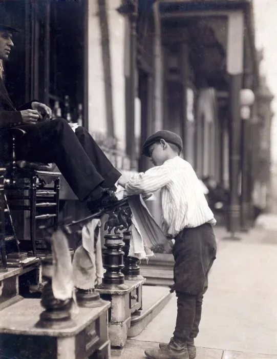 Framed Print : Child labor, Bootblack at 2 West 4th Street, Wilmington, Delaware. photograph by Lewis Wickes Hine, May, 1910 Framed Print : Child labor, Bootblack at 2 West 4th Street, Wilmington, Delaware. photograph by Lewis Wickes Hine, May, 1910