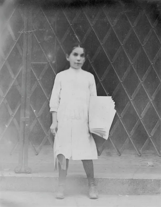 Framed Print : Child labor, newsgirl on the Bowery, New York City, photograph by Lewis Wickes Hine, July, 1910 Framed Print : Child labor, newsgirl on the Bowery, New York City, photograph by Lewis Wickes Hine, July, 1910