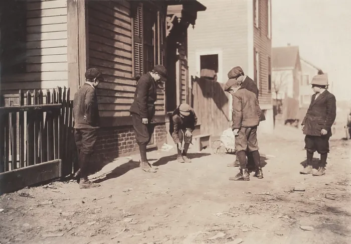 Framed Print : Children playing a dice game, from original caption: Shooting craps, Providence, Rhode Island, photograph by Lewis Wickes Hine, November, 1912 Framed Print : Children playing a dice game, from original caption: Shooting craps, Providence, Rhode Island, photograph by Lewis Wickes Hine, November, 1912