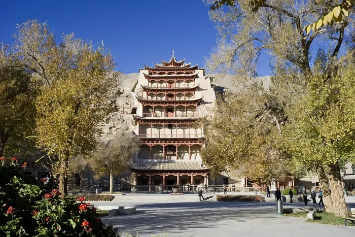 Framed Print : CHINA. Dunhuang. Mogao Caves. The Silk Road. AISA / Everett Collection**US SALES ONLY**