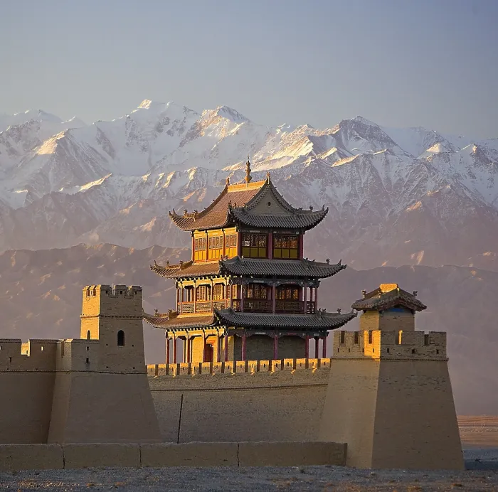 Framed Print : CHINA. Jiayuguan. The Silk Road. Gobi Desert. Jiayu Fort. AISA / Everett Collection**US SALES ONLY** Framed Print : CHINA. Jiayuguan. The Silk Road. Gobi Desert. Jiayu Fort. AISA / Everett Collection**US SALES ONLY**