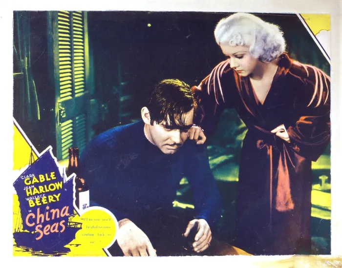 Framed Print : CHINA SEAS, from left: Clark Gable, Jean Harlow, 1935 Framed Print : CHINA SEAS, from left: Clark Gable, Jean Harlow, 1935