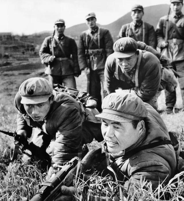 Framed Print : Chinese Communist military training exercise. Kuo Hsing-Fu, the company commander, puts stress on both political ideological work as well as technical training Framed Print : Chinese Communist military training exercise. Kuo Hsing-Fu, the company commander, puts stress on both political ideological work as well as technical training