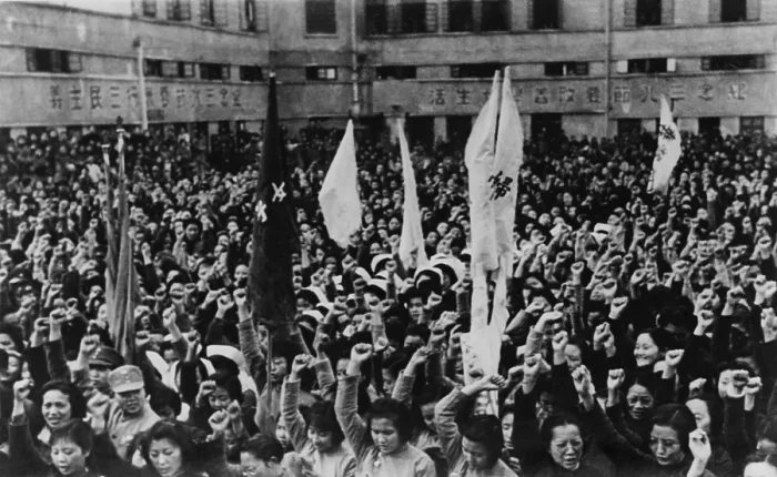 Framed Print : Chinese women cheering Madame Chiang Kai Shek's speech during Women's Day celebrations. Chongqing (Chungking), China, June 1942. Second Sino-Japanese War / World War 2 Framed Print : Chinese women cheering Madame Chiang Kai Shek's speech during Women's Day celebrations. Chongqing (Chungking), China, June 1942. Second Sino-Japanese War / World War 2