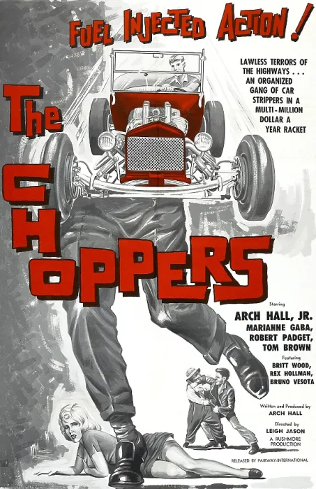 Framed Print : THE CHOPPERS, poster art, 1961 Framed Print : THE CHOPPERS, poster art, 1961