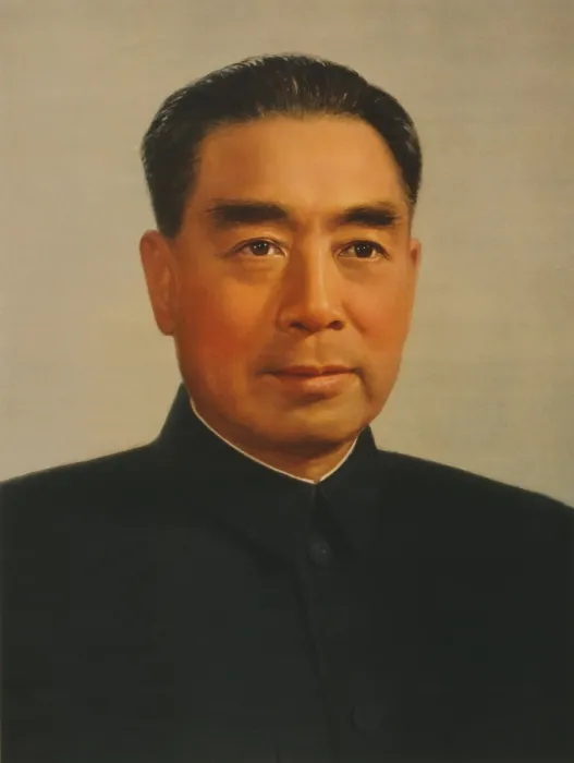 Framed Print : Chou En-lai (1898-1976), was the first Premier of the People's Republic of China, serving from 1949 to 1976
