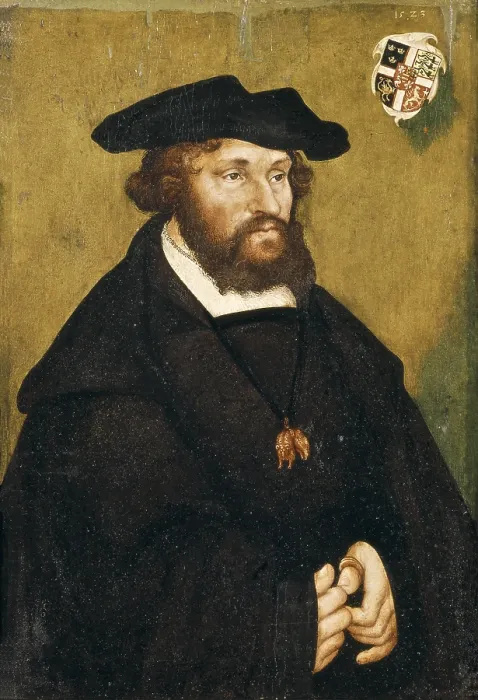 Framed Print : CHRISTIAN II (1481-1559). King of Denmark, Norway and Sweden (1513-1523). Work by Cranach, Lucas, 'the Elder' (1472-1553). Renaissance art. Painting. GERMANY. NUremberg