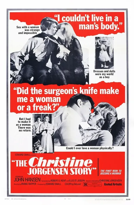Framed Print : THE CHRISTINE JORGENSEN STORY, US poster art, John Hansen, 1970 Framed Print : THE CHRISTINE JORGENSEN STORY, US poster art, John Hansen, 1970