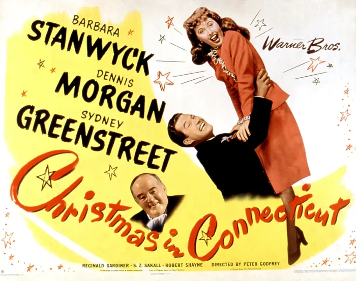 Framed Print : CHRISTMAS IN CONNECTICUT, Sydney Greenstreet, Dennis Morgan, Barbara Stanwyck, 1945