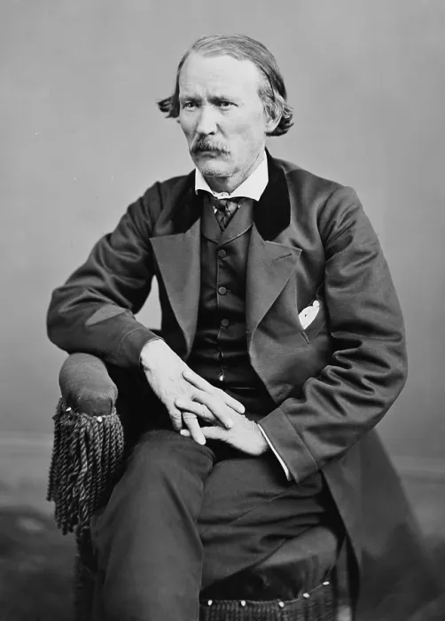 Framed Print : Christopher (Kit) Carson, 1868, in a photograph by Mathew Brady Studio