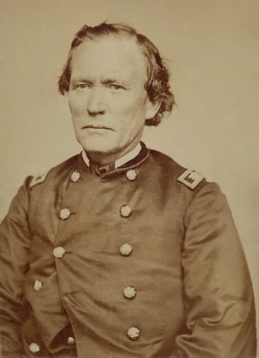 Framed Print : Christopher (Kit) Carson, ca. 1861-65, in a photograph by Mathew Brady Studio