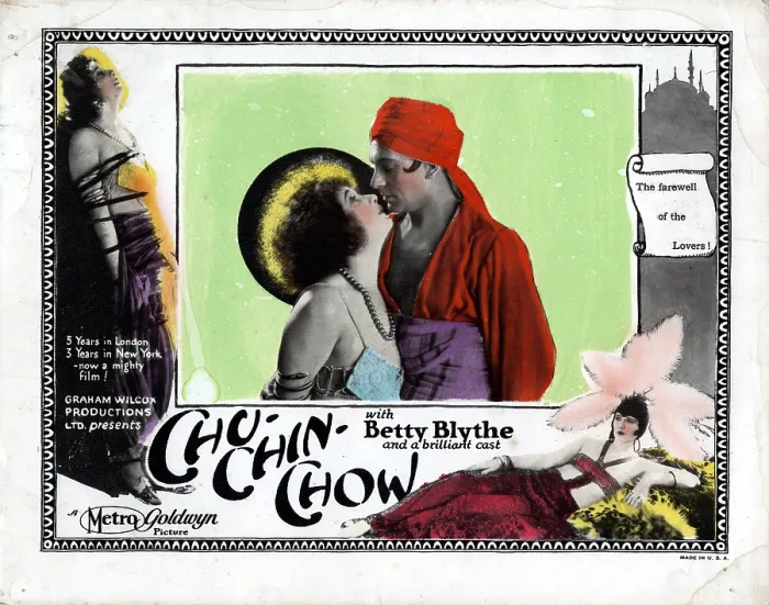 Framed Print : CHU-CHIN-CHOW, from left, Betty Blythe, Herbert Langley, 1923