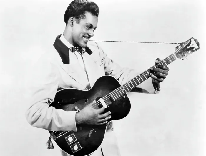 Framed Print : Chuck Berry, circa 1950s. Courtesy: CSU Archives / Everett Collection Framed Print : Chuck Berry, circa 1950s. Courtesy: CSU Archives / Everett Collection
