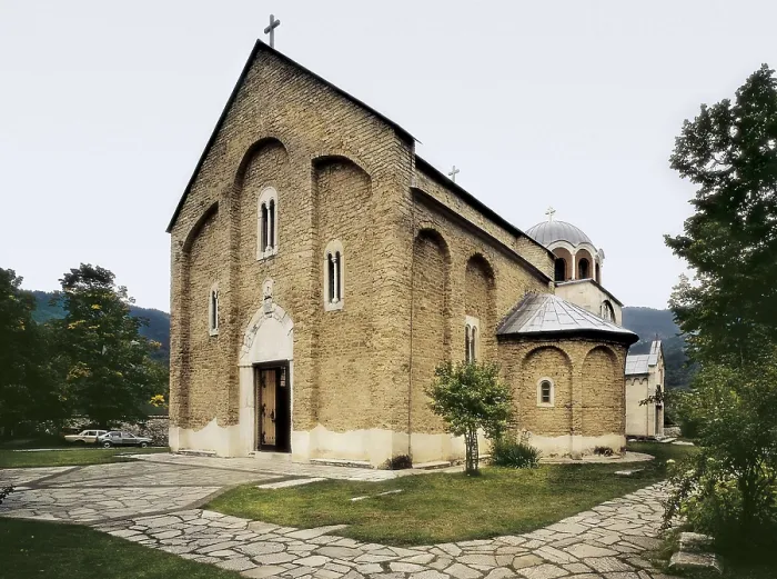 Framed Print : Church of the Mother of God. 1183-1191. SERBIA. Studenica. Monastery of Studenica. Byzantine art. AISA / Everett Collection**US SALES ONLY** Framed Print : Church of the Mother of God. 1183-1191. SERBIA. Studenica. Monastery of Studenica. Byzantine art. AISA / Everett Collection**US SALES ONLY**