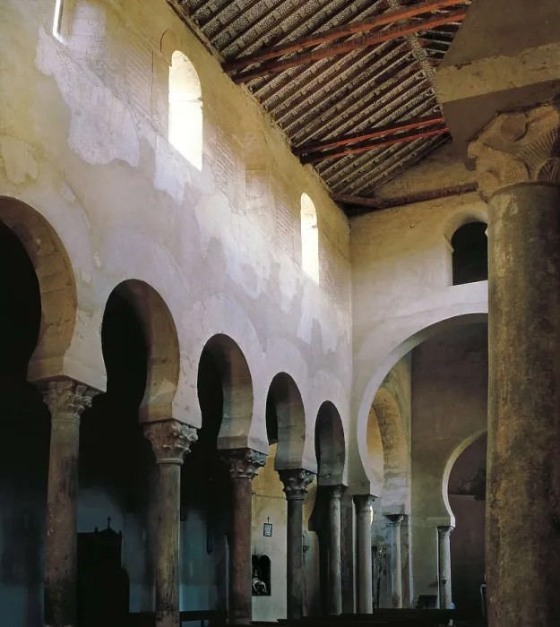 Framed Print : Church of San Cipriano. SPAIN. CASTILE AND LEON. VALLADOLID. San Cebrin de Mazote. Central nave. Mozarabic art. Architecture. AISA / Everett Collection**US SALES ONLY** Framed Print : Church of San Cipriano. SPAIN. CASTILE AND LEON. VALLADOLID. San Cebrin de Mazote. Central nave. Mozarabic art. Architecture. AISA / Everett Collection**US SALES ONLY**