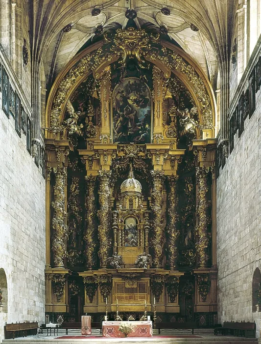 Framed Print : CHURRIGUERA, Jose Benito (1665-1725). Main Altarpiece. 1693-1696. SPAIN. Salamanca. Stephen's Convent. Baroque art. - P Framed Print : CHURRIGUERA, Jose Benito (1665-1725). Main Altarpiece. 1693-1696. SPAIN. Salamanca. Stephen's Convent. Baroque art. - P
