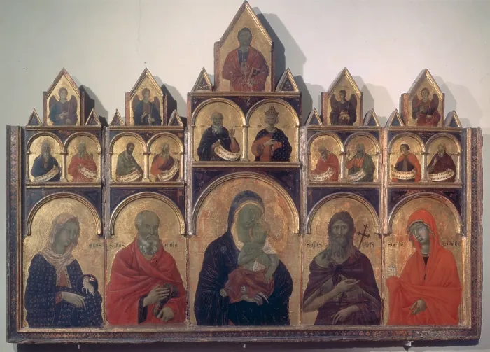 Framed Print : circle Duccio di Buoninsegna, Polyptych No Framed Print : circle Duccio di Buoninsegna, Polyptych No