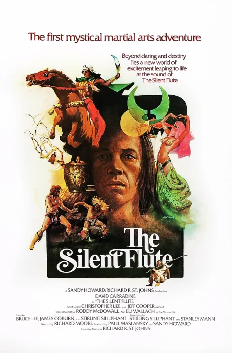 Framed Print : CIRCLE OF IRON, (aka THE SILENT FLUTE), US poster art, David Carradine, 1978, Avco Embassy / courtesy Everett Collection