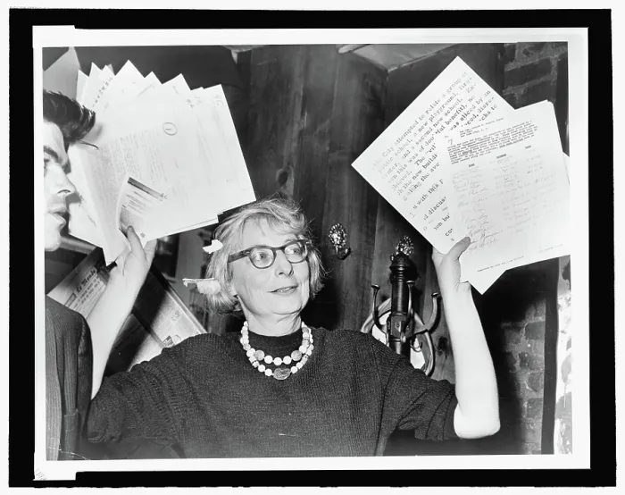 Framed Print : CITIZEN JANE: BATTLE FOR THE CITY, Jane Jacobs, at Lions Head Restaurant, New York (1961), 2016. ph: Phil Stanziola. Sundance Selects / courtesy Everett Collection