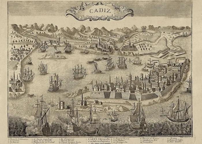 Framed Print : City and harbour of Cadiz. Engraving. SPAIN. Cdiz. Cadiz Provincial Museum. AISA / Everett Collection**US SALES ONLY** Framed Print : City and harbour of Cadiz. Engraving. SPAIN. Cdiz. Cadiz Provincial Museum. AISA / Everett Collection**US SALES ONLY**