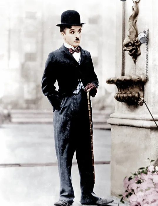 Framed Print : CITY LIGHTS, Charlie Chaplin, 1931