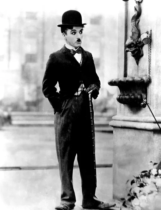 Framed Print : CITY LIGHTS, Charlie Chaplin, 1931