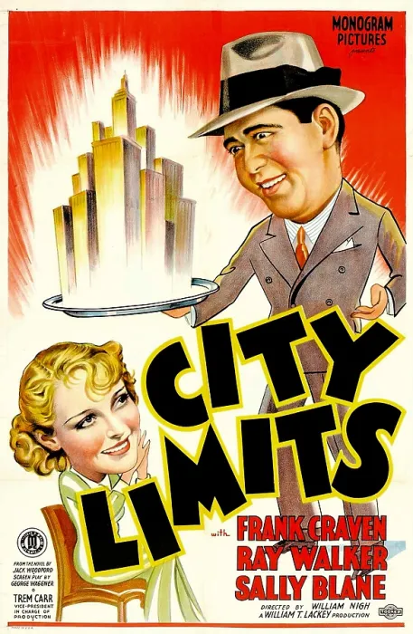 Framed Print : CITY LIMITS, from left: Sally Blane, Ray Walker, 1934