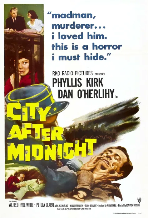 Framed Print : CITY AFTER MIDNIGHT, US poster, bottom right: Dan O'Herlihy, 1957 Framed Print : CITY AFTER MIDNIGHT, US poster, bottom right: Dan O'Herlihy, 1957