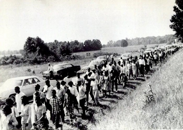 Framed Print : Civil Rights march from Memphis to Jackson, Mississippi, in 1966. Courtesy: CSU Archives / Everett Collection Framed Print : Civil Rights march from Memphis to Jackson, Mississippi, in 1966. Courtesy: CSU Archives / Everett Collection