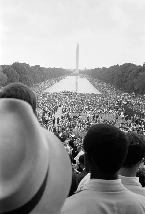 Framed Print : Civil rights march on Washington D.C. by Warren K. Leffler, August 28, 1963