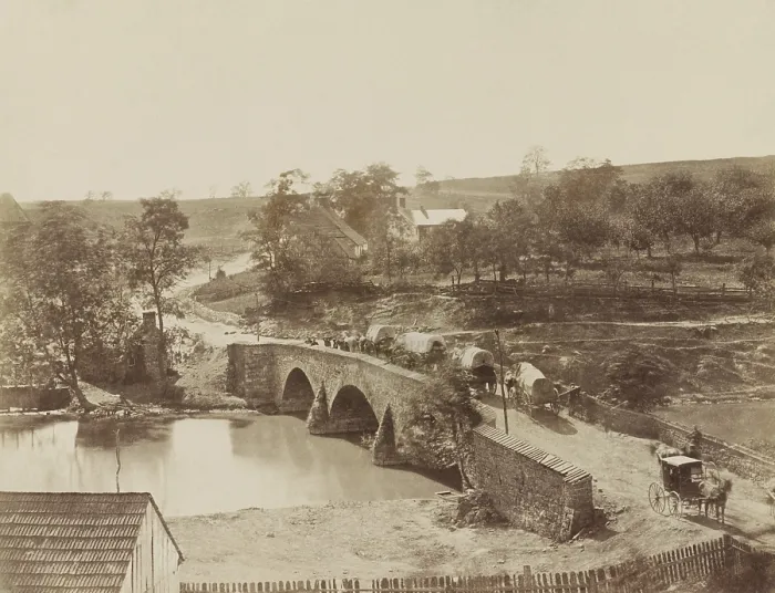Framed Print : US Civil War. Battle of Antietam, also called Battle of Sharpsburg, Sept. 17, 1862