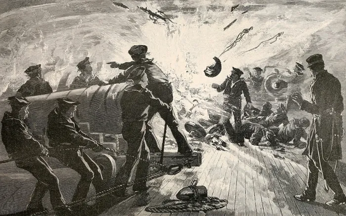 Framed Print : US Civil War, Battle of Fort Donelson, Tennessee, Feb. 14-16, 1862