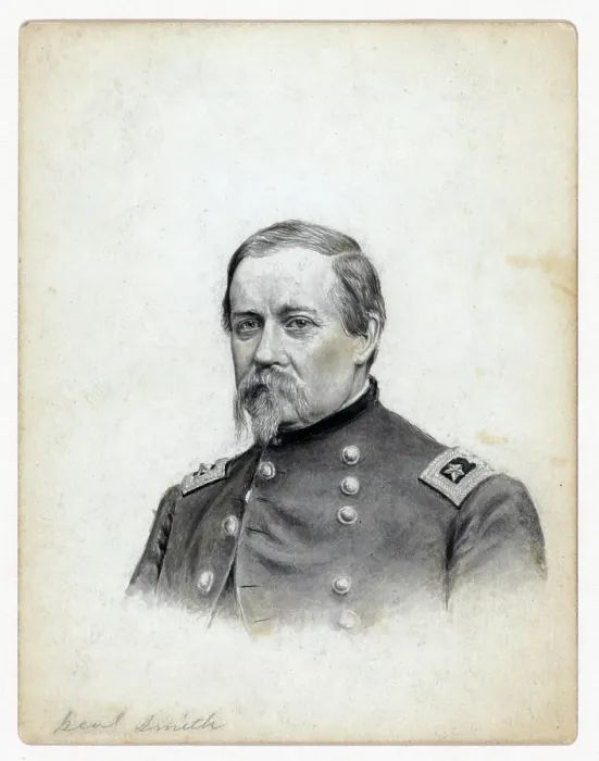 Framed Print : The Civil War. Brigadier General William Farrar Smith, ca. 1861-1865